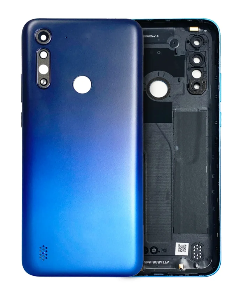 Back cover Glass For Motorola Moto G8 Power Lite (XT2055 / 2020) (Royal Blue)