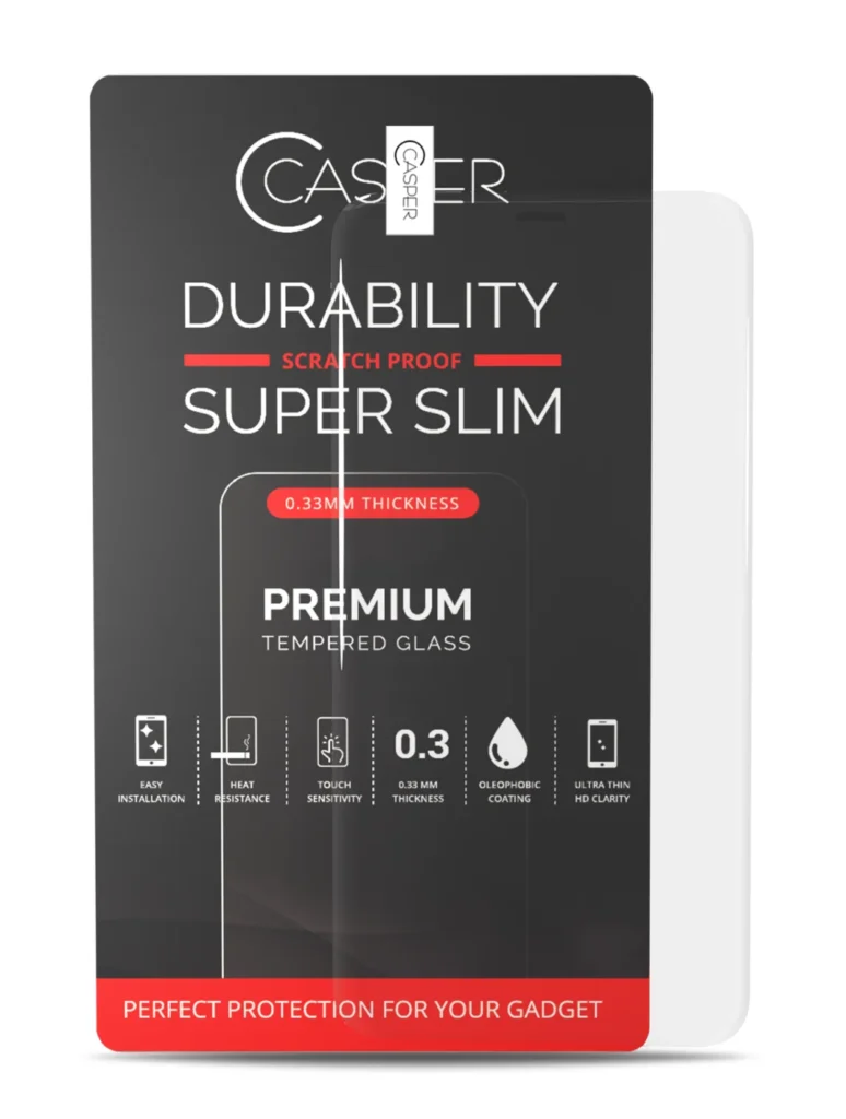 Casper Tempered Glass For iPhone 12 Pro Max (Case Friendly) (Retail Pack) (Clear)