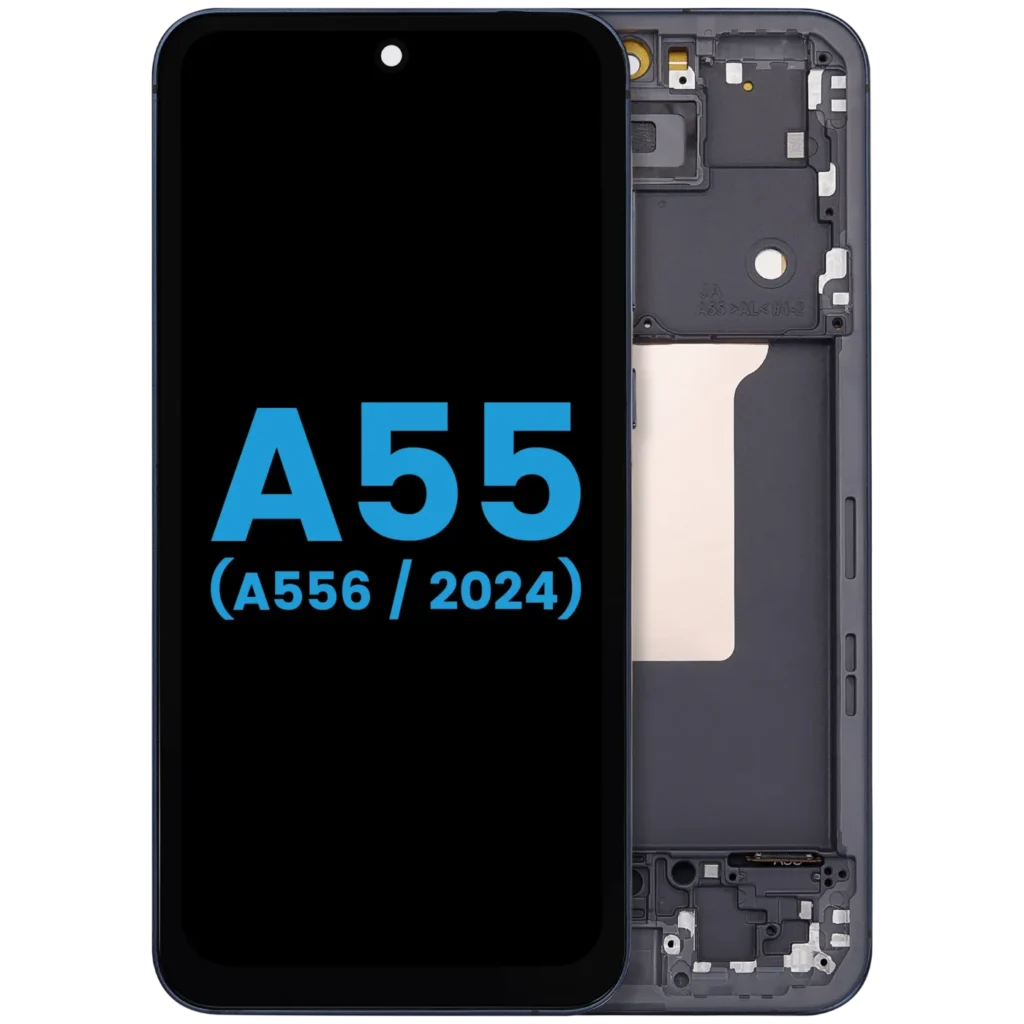 LCD Assembly With Frame For Samsung Galaxy A55 (A556 / 2024) (Aftermarket incell ) (Navy)