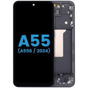LCD Assembly With Frame For Samsung Galaxy A55 (A556 / 2024) (Aftermarket incell ) (Navy)
