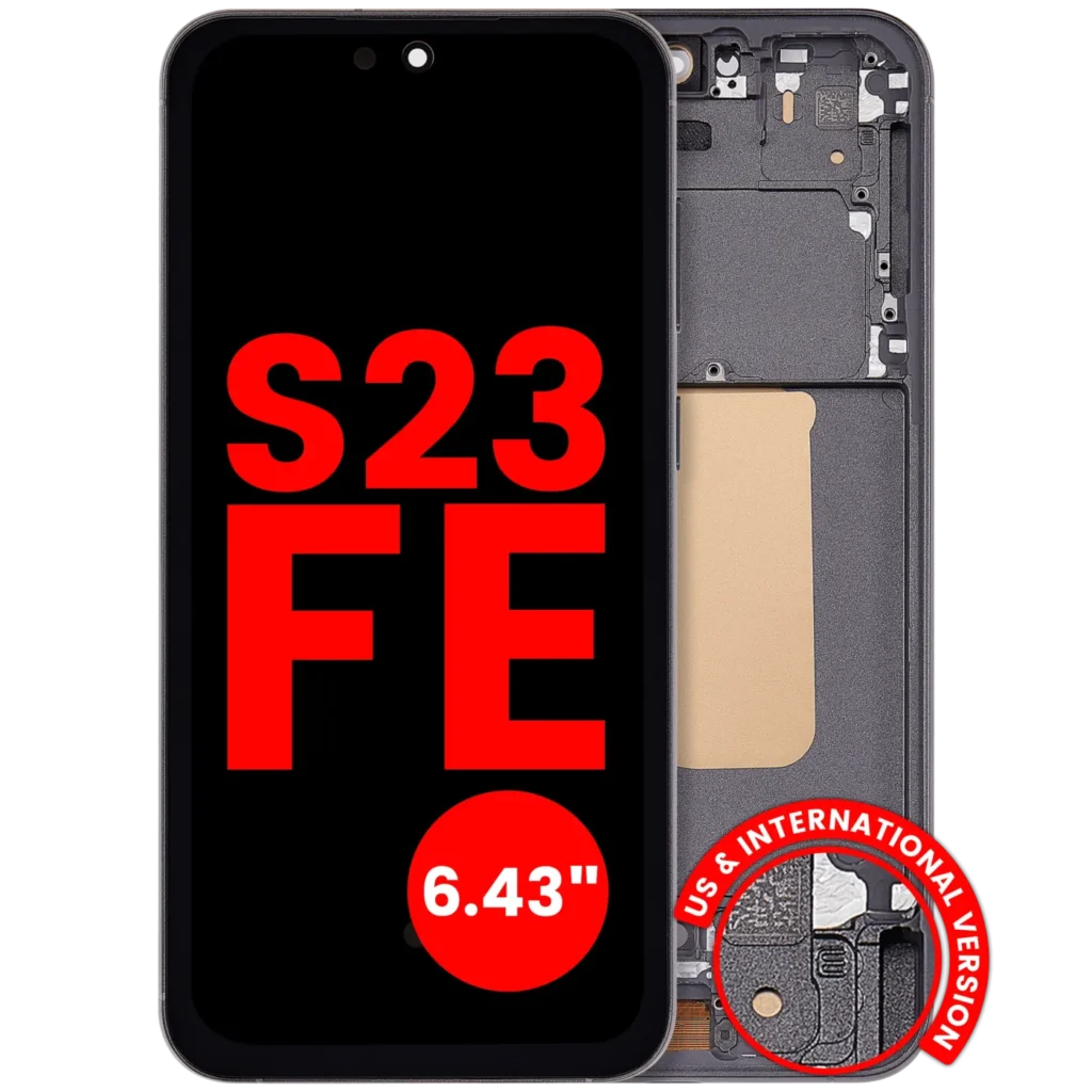 OLED Assembly With Frame For Samsung Galaxy S23 FE 5G (US & International Version)(6.43") (Aftermarket Plus) (Graphite)