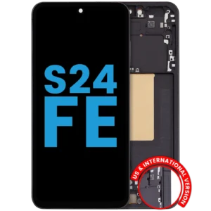 LCD Assembly With Frame For Samsung Galaxy S24 FE 5G (US & International Version) (Aftermarket : incell) (Graphite)