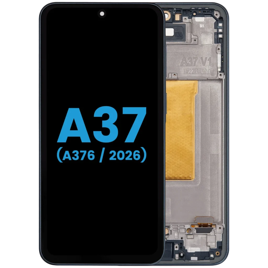 LCD Assembly With Frame For Samsung Galaxy A37 5G (A376 / 2026) (Aftermarket : incell) (Charkoal)