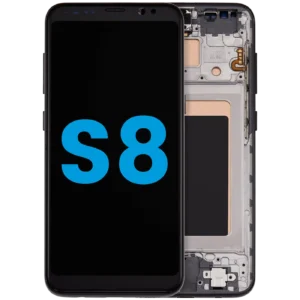 LCD Assembly With Frame (Without FingerPrint Sensor) For Samsung Galaxy S8 (US & International)(Aftermarket: Incell)(Midnight Black)