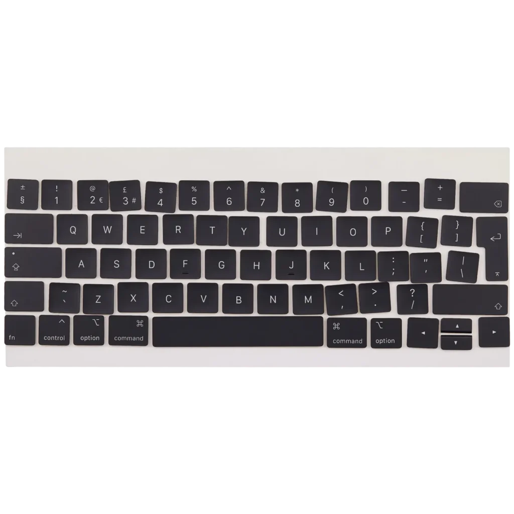 Keycap For MacBook Pro 13 / 15 A2159 / A1989 / A1990 /Air 13 A1932 (2018-2019) (UK) (Butterfly Keycap) (Only Main Keyboard Area)
