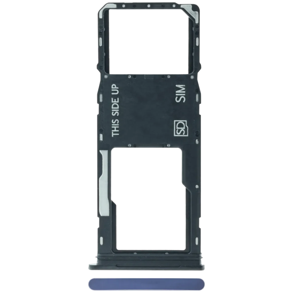 Single Sim Card Tray For Motorola Moto G15 (XT2521 /2025) (Genuine OEM) (Sea Blue)
