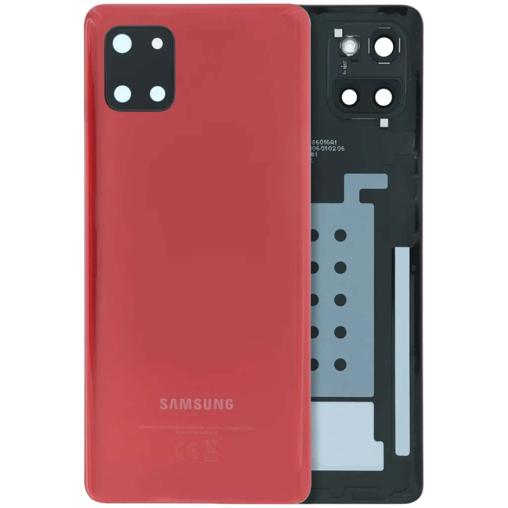 Back Cover For Samsung Galaxy Note 10 Lite (Service Pack) (Red)