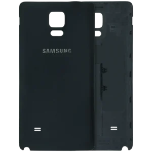 Back Cover For Samsung Galaxy Note 4 (Service Pack) (Black)