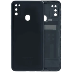 Back Cover With Camera Lens For Samsung Galaxy M21 (M215 / 2020) (Service Pack) (Black)