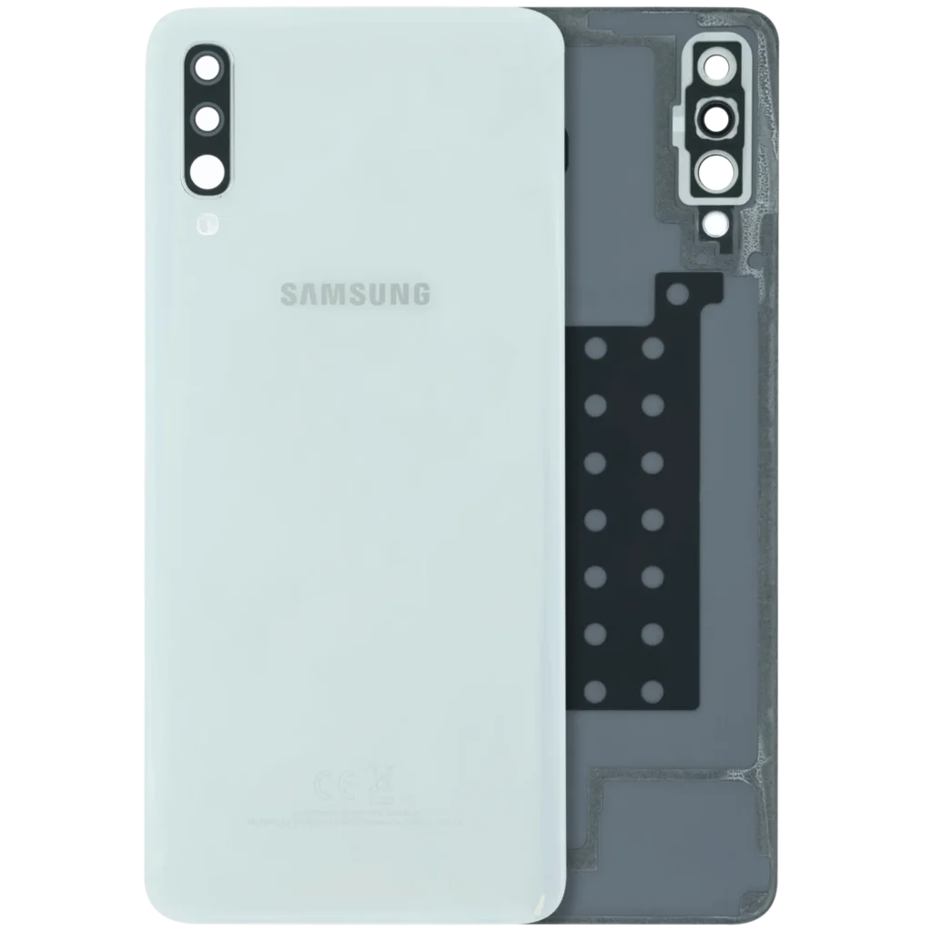Back Cover With Camera Lens For Samsung Galaxy A70 (A705) (Service Pack) (White)