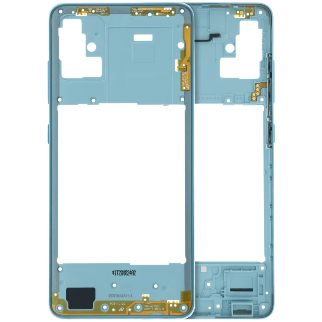 Mid-Frame Housing For Samsung Galaxy A51 (A515) (Service Pack) (Blue)
