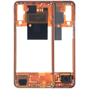 Mid-Frame Housing For Samsung Galaxy A50 (A505) (Service Pack) (Orange)