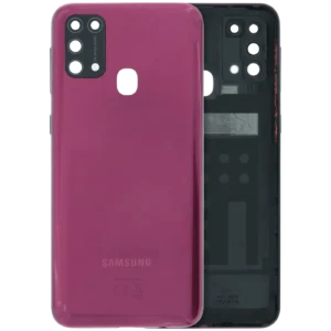 Back Cover With Camera Lens For Samsung Galaxy M31 (M315 / 2020) (Service Pack) (Red)