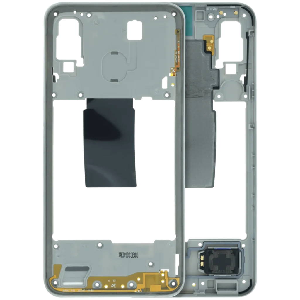 Mid-Frame Housing Compatible For Samsung Galaxy A40 (A405) (Service Pack) (White)