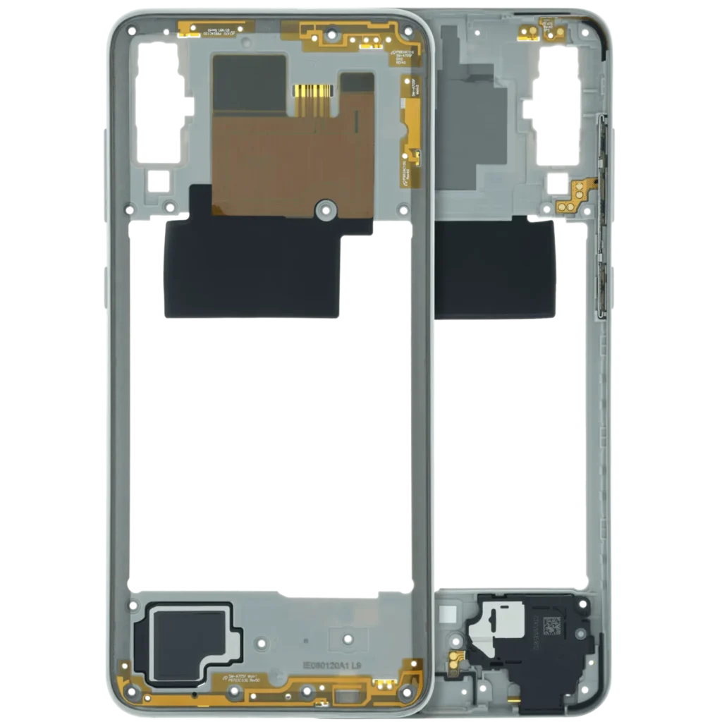 Mid-Frame Housing Compatible For Samsung Galaxy A70 (A705) (Service Pack) (White)