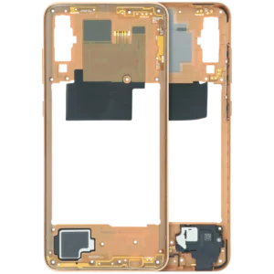 Mid-Frame Housing Compatible For Samsung Galaxy A70 (A705) (Service Pack) (Orange)