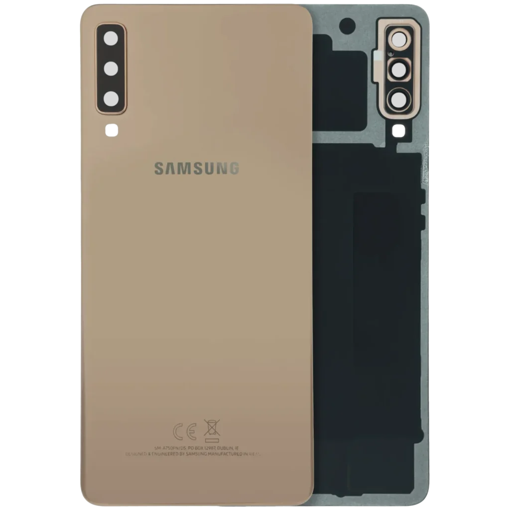 Back Cover With Camera Lens For Samsung Galaxy A7 (A750 / 2018) (Service Pack) (Gold)