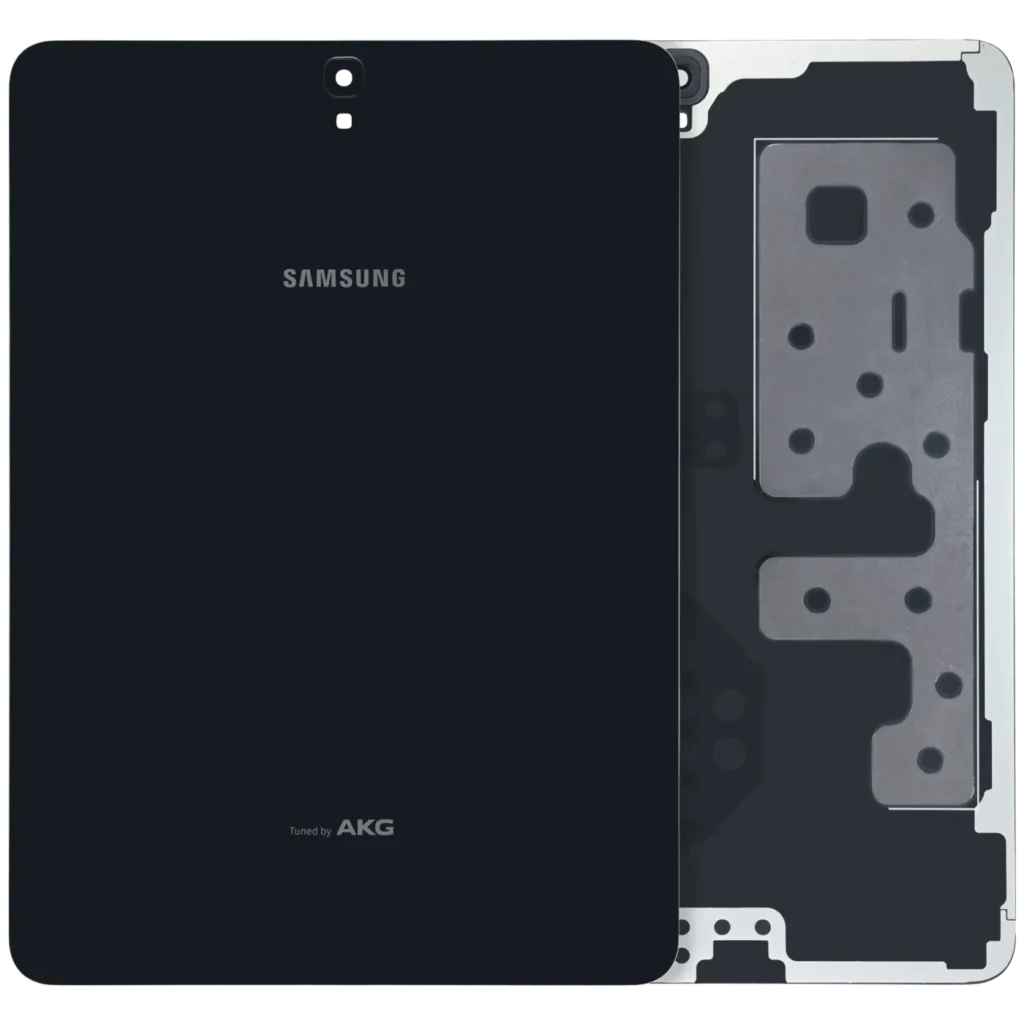 Back Cover With Camera Lens For Samsung Galaxy Tab S3 9.7" (T820) (2017) (Service Pack) (Black)