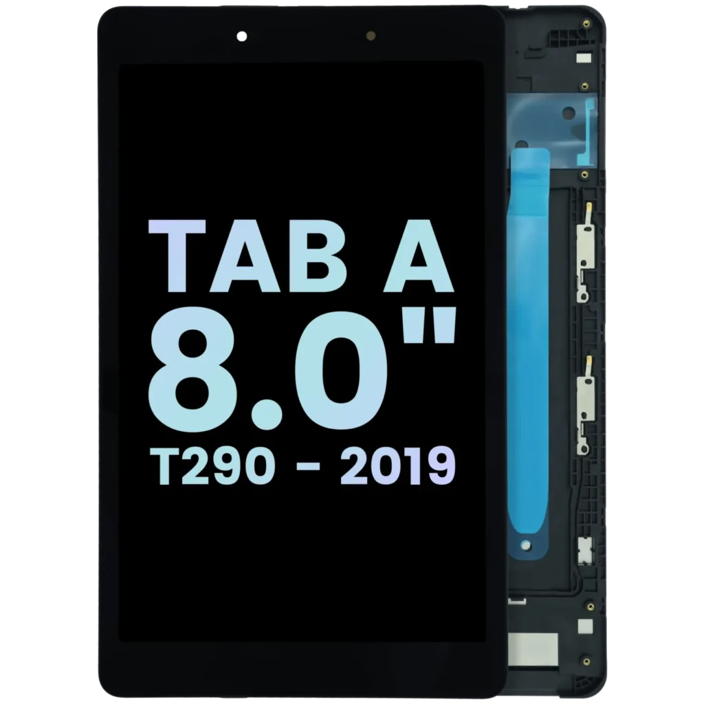 LCD Assembly With Frame Compatible For Samsung Galaxy Tab A 8" (T290) (Service Pack) (Black)