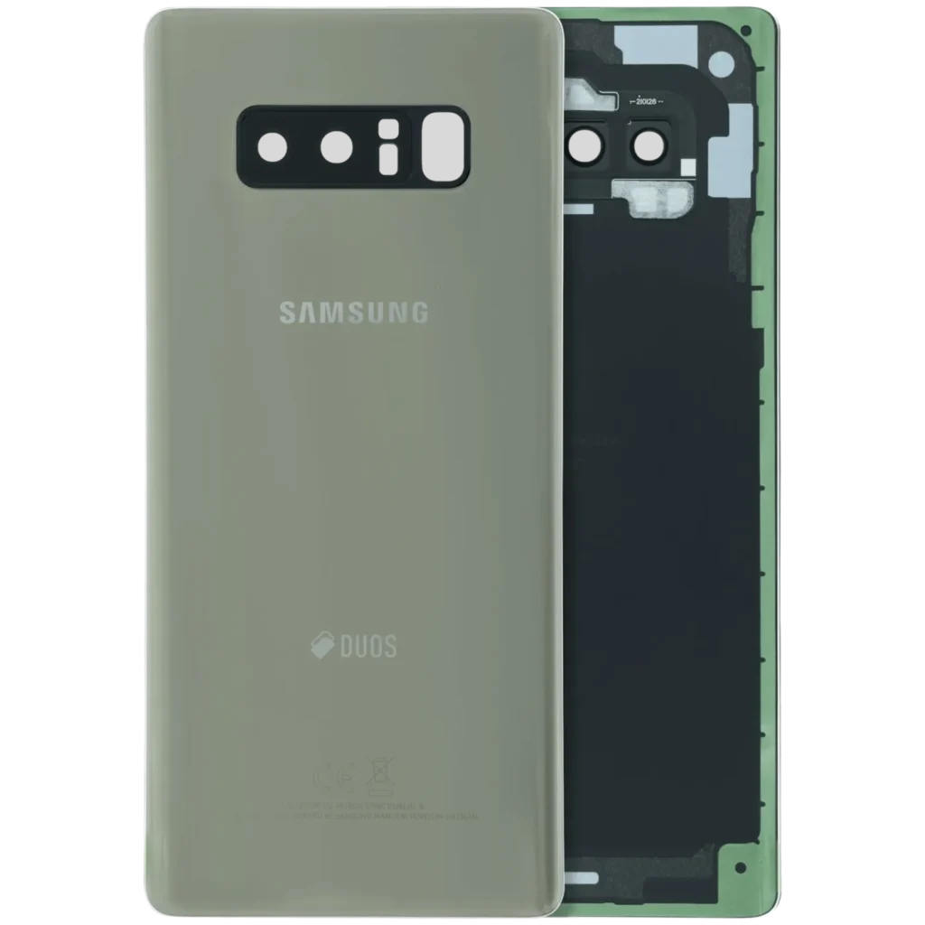 Back Cover Glass With Camera Lens For Samsung Galaxy Note 8 (Dual Sim) (Service Pack) (Gold)