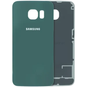 Back Cover Glass For Samsung Galaxy S6 Edge (Service Pack) (Green)