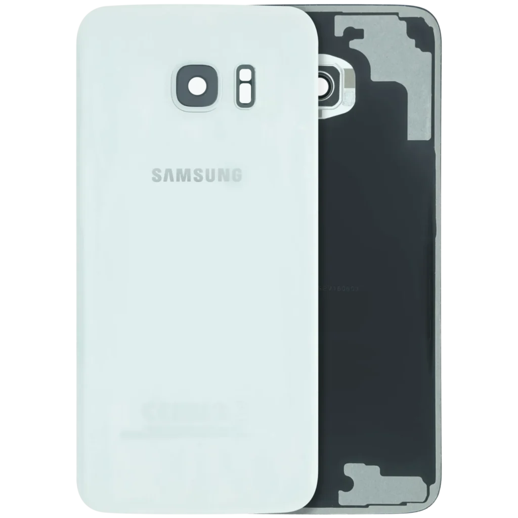 Back Cover Glass For Samsung Galaxy S7 Edge (Service Pack) (White)