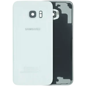 Back Cover Glass For Samsung Galaxy S7 Edge (Service Pack) (White)