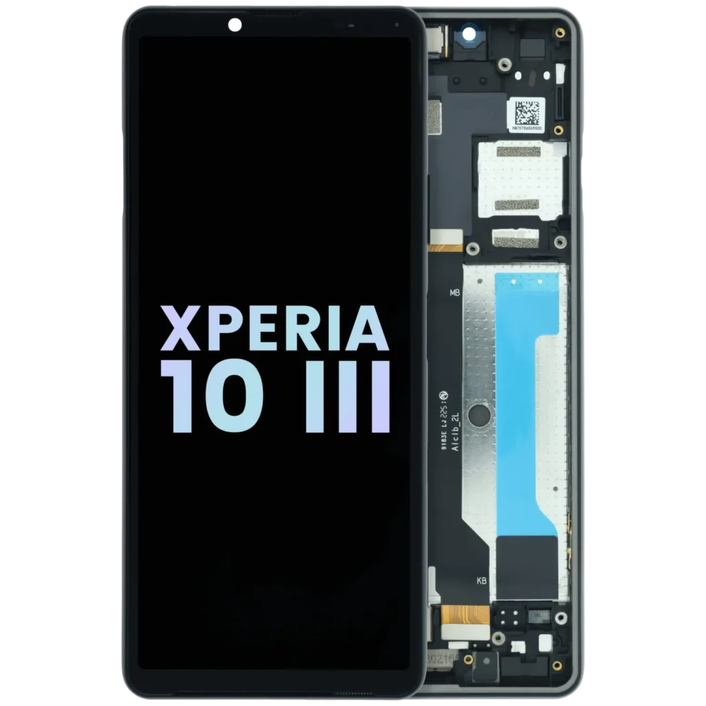 OLED Assembly With Frame For Sony Xperia 10 III (Genuine) (Black)