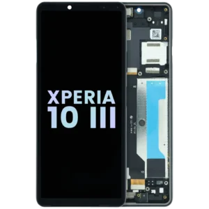 OLED Assembly With Frame For Sony Xperia 10 III (Genuine) (Black)