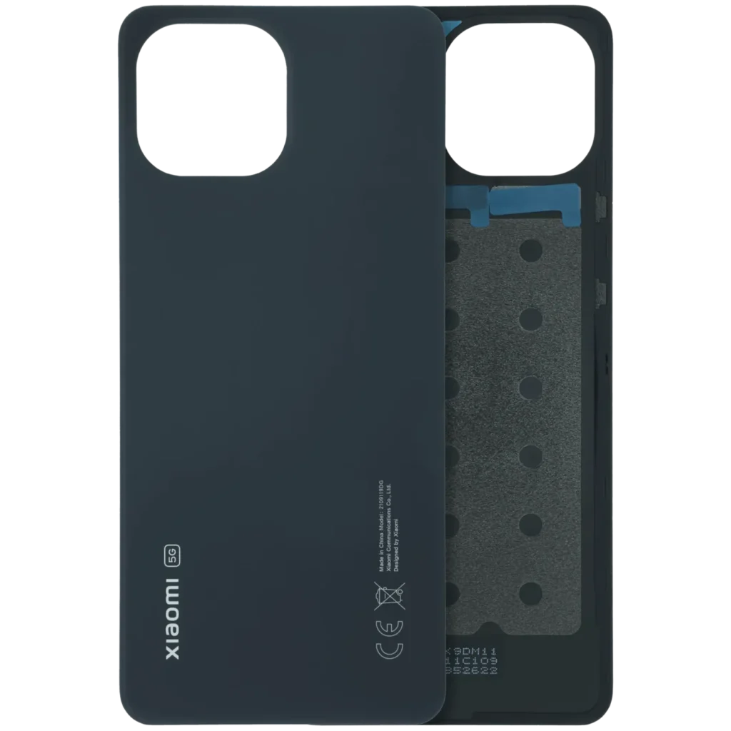 Back Cover Without Camera Lens For Xiaomi 11 Lite 5G NE (Genuine) (Black)