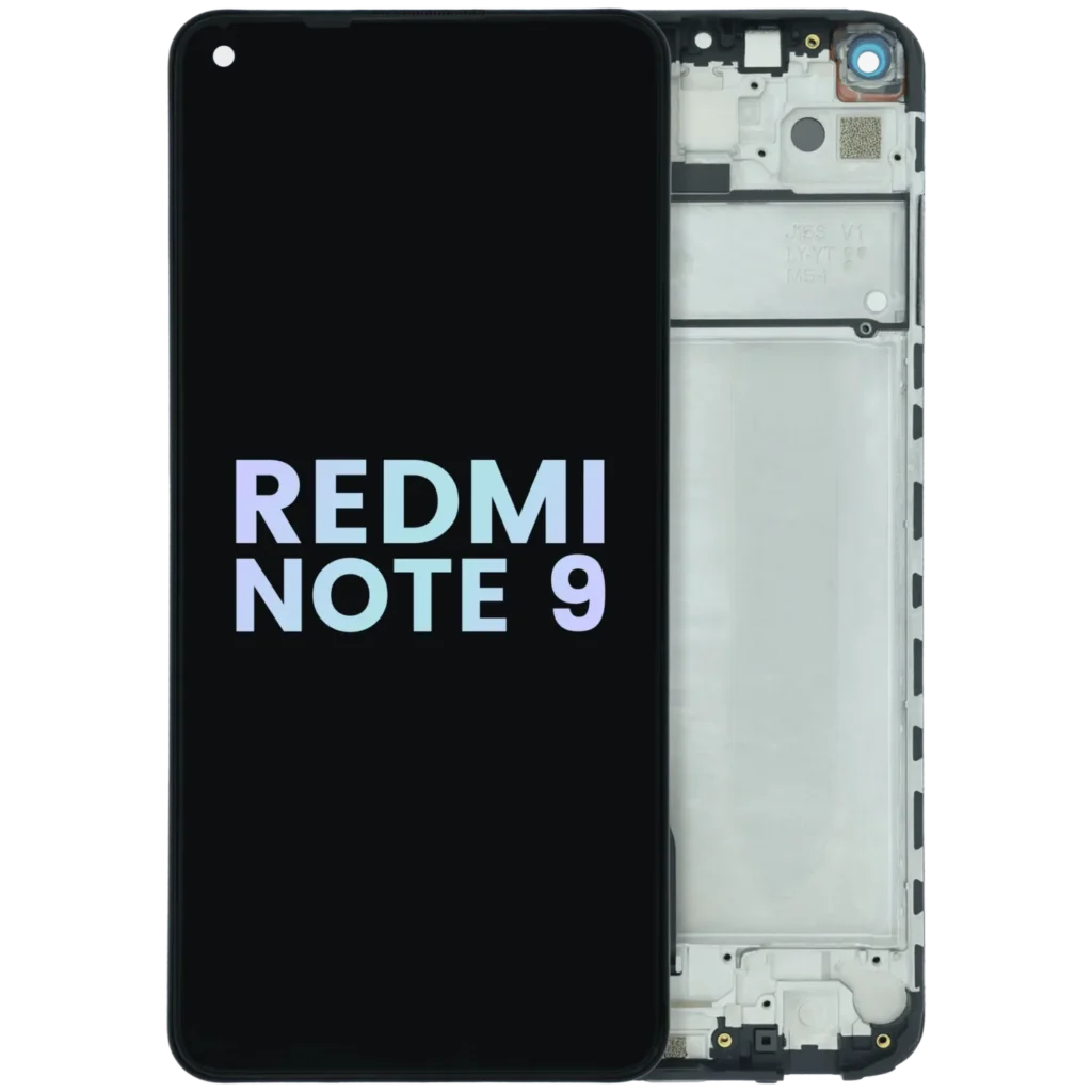 LCD Assembly With Frame For Xiaomi Redmi 10x / Note 9 (Genuine) (Black)