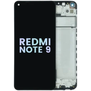 LCD Assembly With Frame For Xiaomi Redmi 10x / Note 9 (Genuine) (Black)