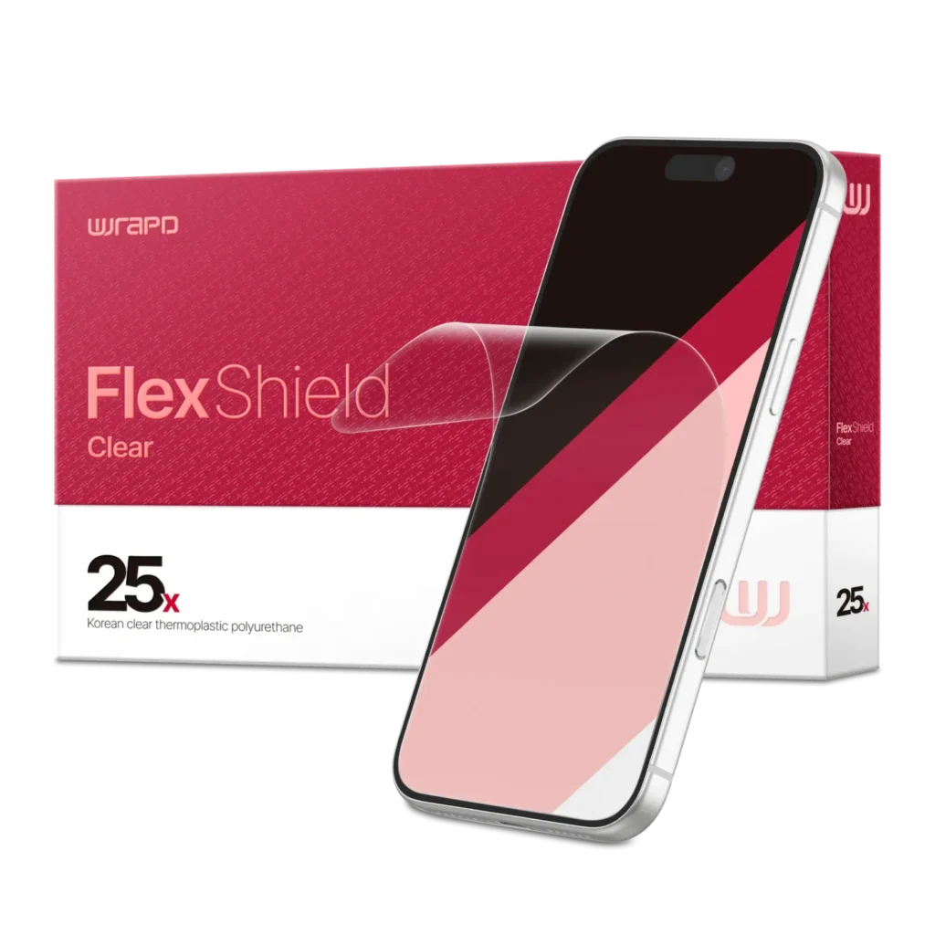 Wrapd FlexShield - TPU Screen Protector Film (25 Pack) (Clear)