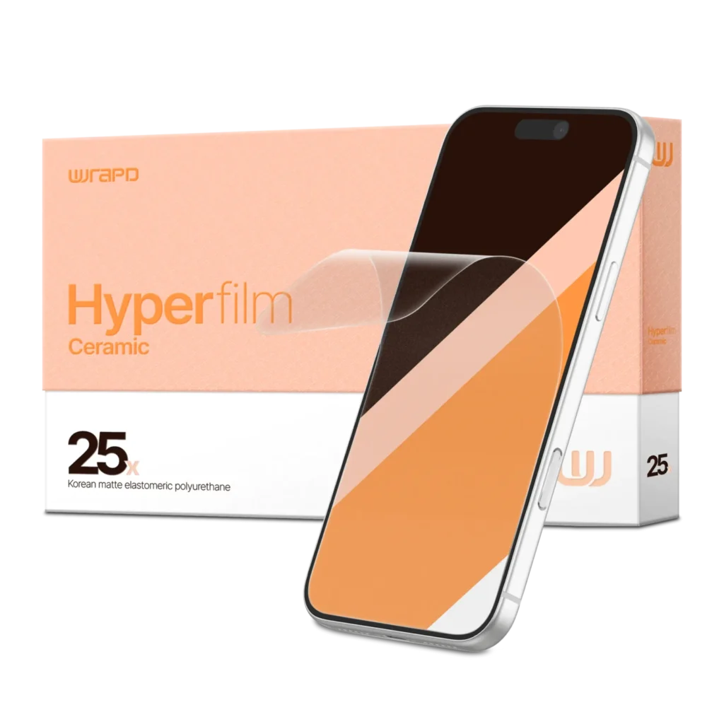 Wrapd HyperFilm - EPU Screen Protector Film (25 Pack) (Matte)