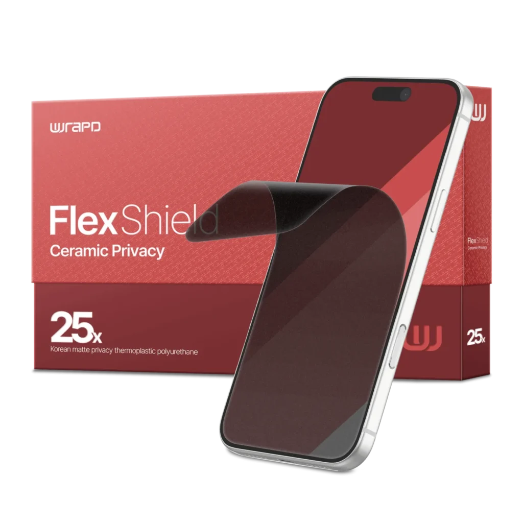 Wrapd FlexShield - TPU Screen Protector Film (25 Pack) (Matte Privacy)