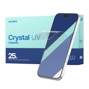 Wrapd Crystal UV - UV PET Screen Protector Film (25 Pack) (Matte)