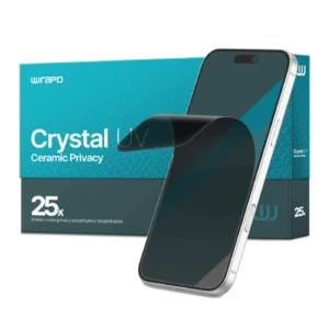Wrapd Crystal UV - UV PET Screen Protector Film (25 Pack) (Matte Privacy)