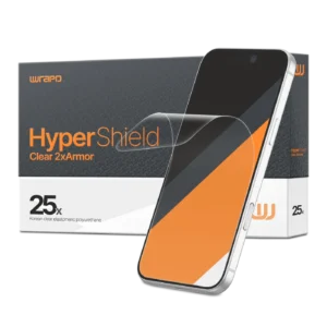 Wrapd HyperShield - EPU Impact Resistant Screen Protector Film (25 Pack) (Clear)