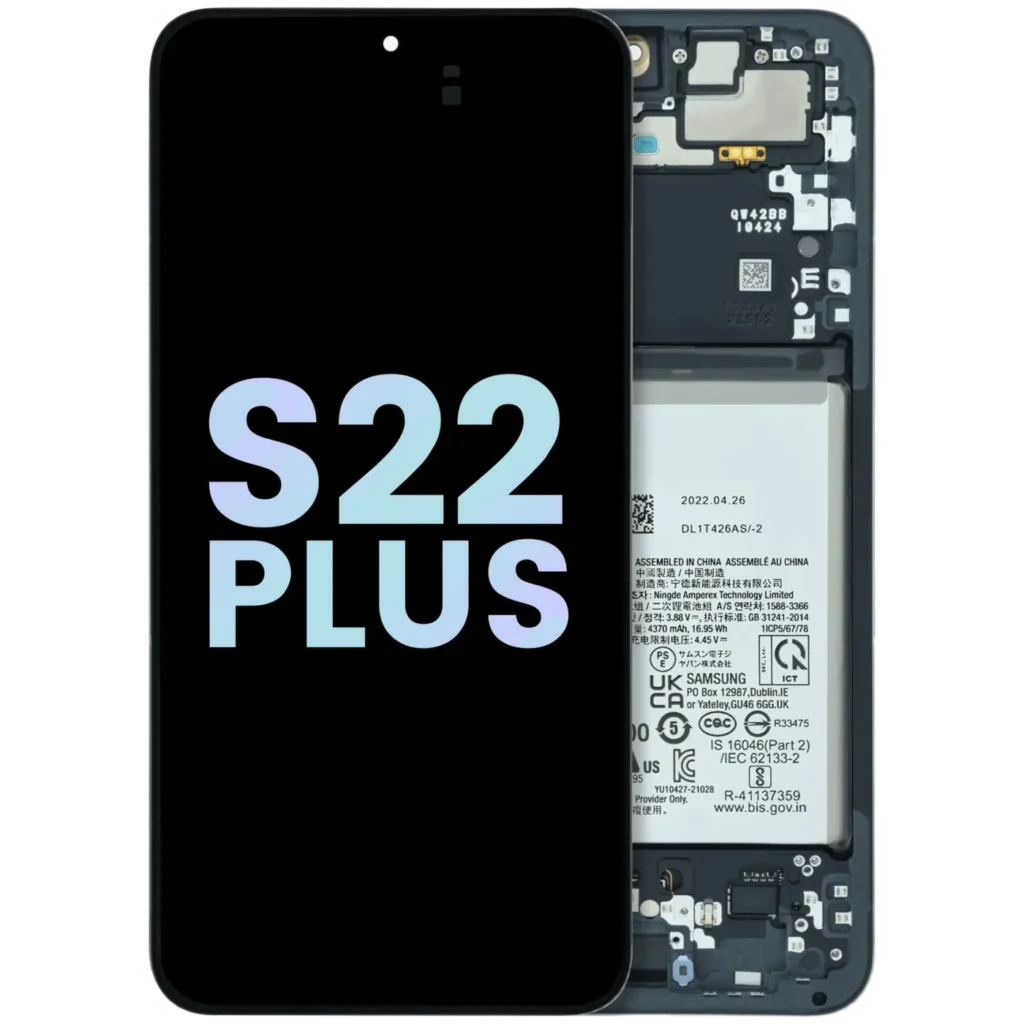OLED Assembly With Frame For Samsung Galaxy S22 Plus 5G (US & International) (Service Pack) (Graphite)