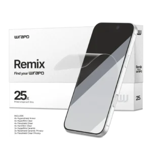 Wrapd Remix - Assorted Screen Protector Film (FlexShield + HardSkin + HyperFilm + HyperShield) (25 Pack)