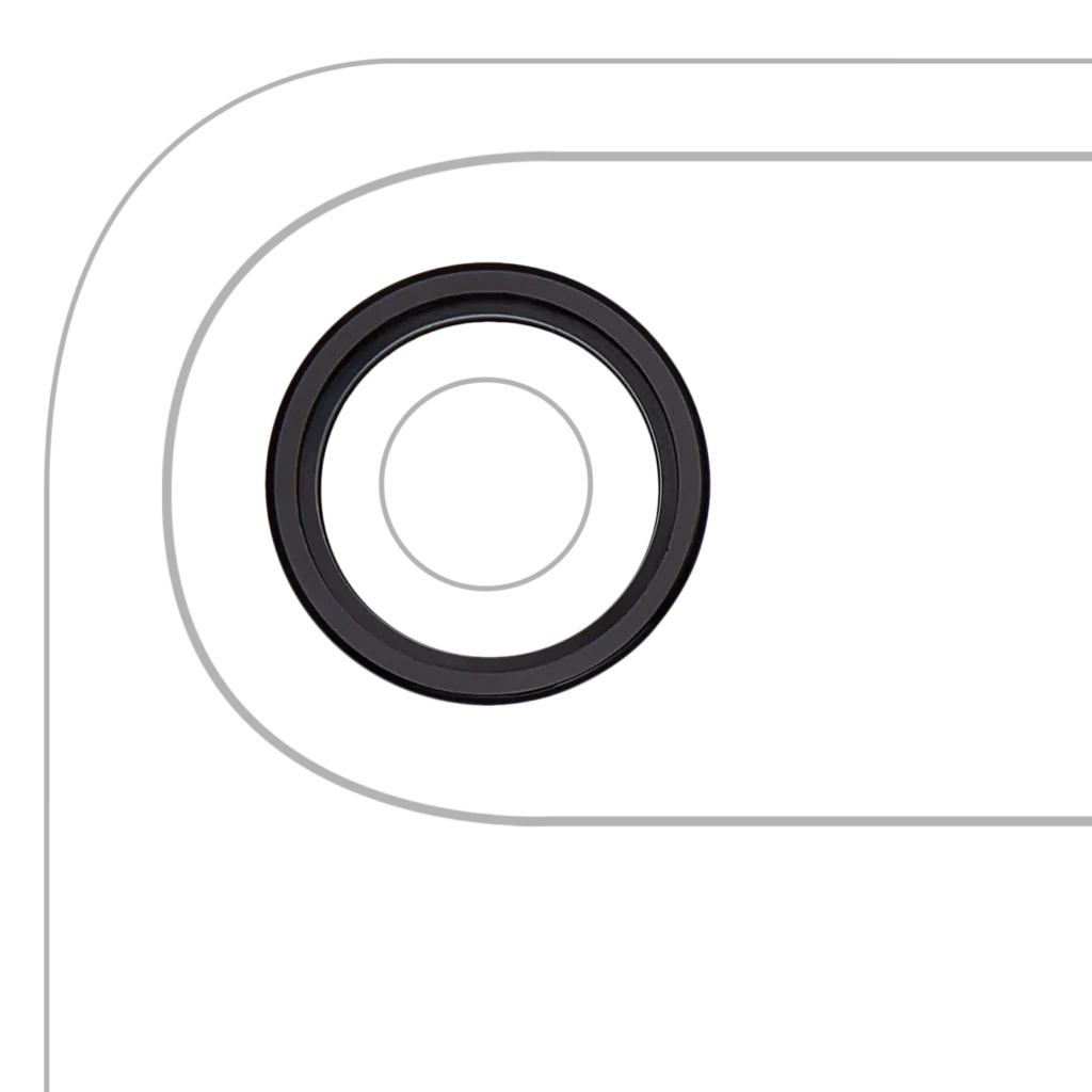 Back Camera Bezel Ring Only For iPhone Air (Space Black)
