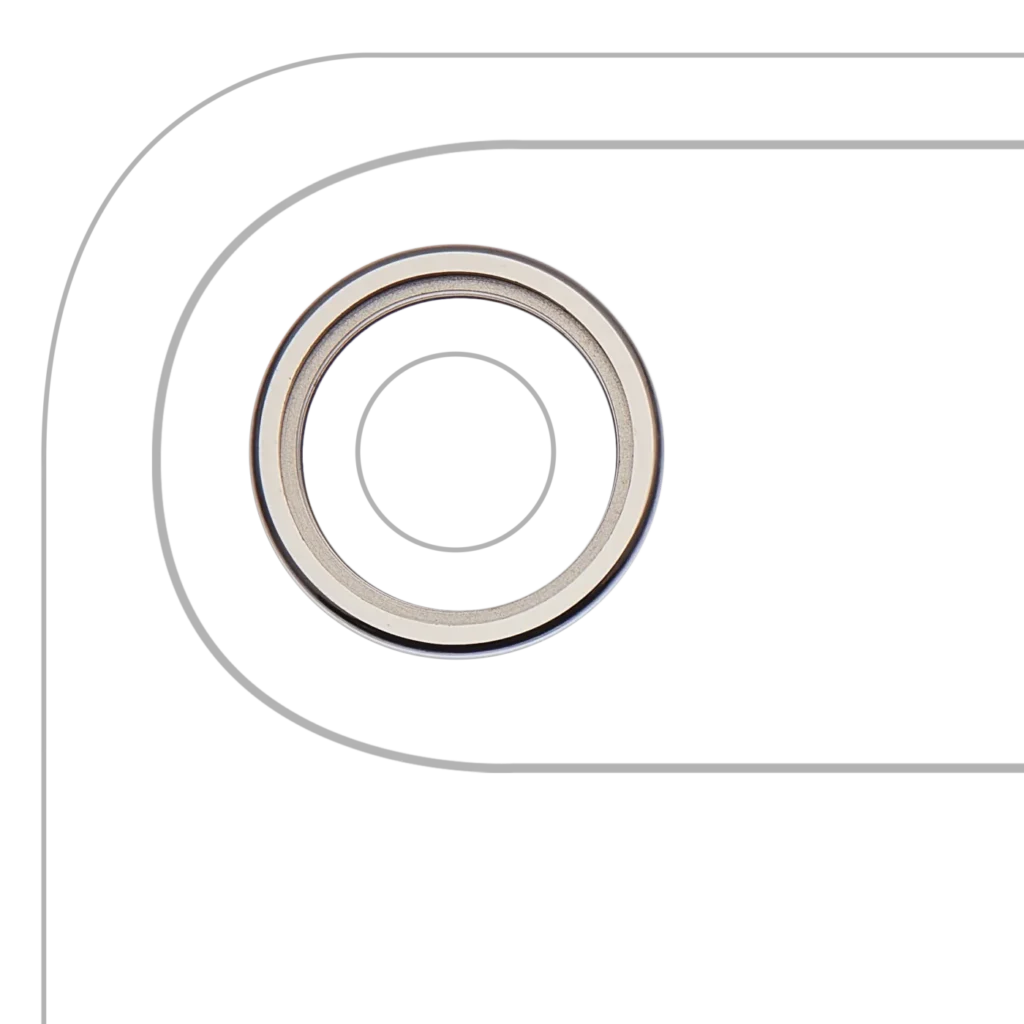 Back Camera Bezel Ring Only For iPhone Air (Light Gold)
