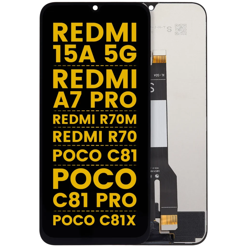 LCD Assembly Without Frame For Xiaomi Redmi 15A 5G / Redmi A7 Pro / Poco C81 / Poco C81 Pro / Poco C81X / Redmi R70m / Redmi R70 (Refurbished) (All Colors)