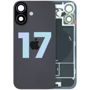 Back Glass w/ MagSafe Magnet & NFC For iPhone 17 (Service Pack) (Black)