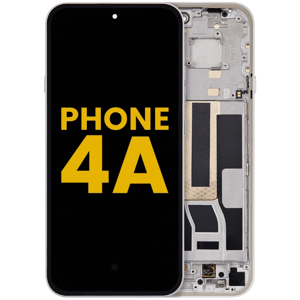 OLED Assembly With Frame For Nothing Phone (4a) (Refurbished) (White)