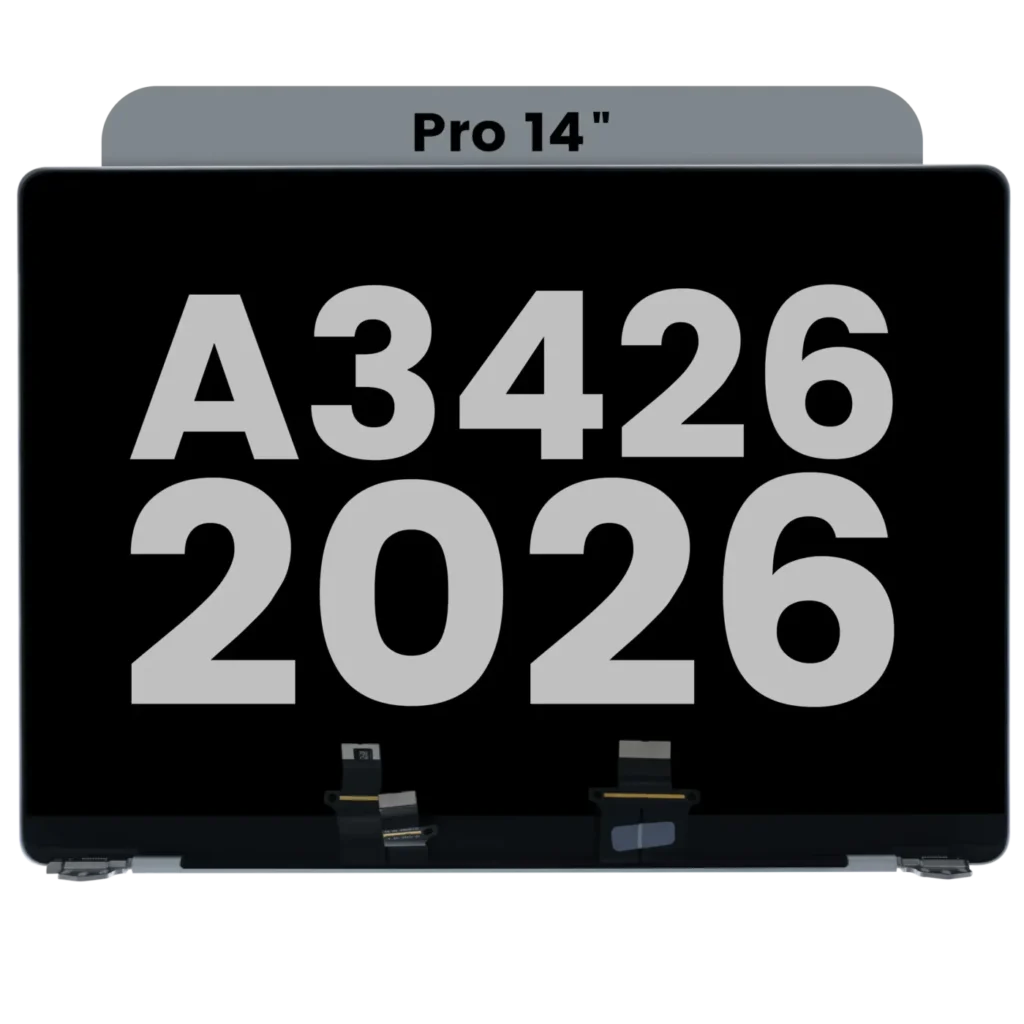 Complete LCD Display Assembly For MacBook Pro 14" A3426 (2026) (Used OEM Pull: Grade A) (Silver)