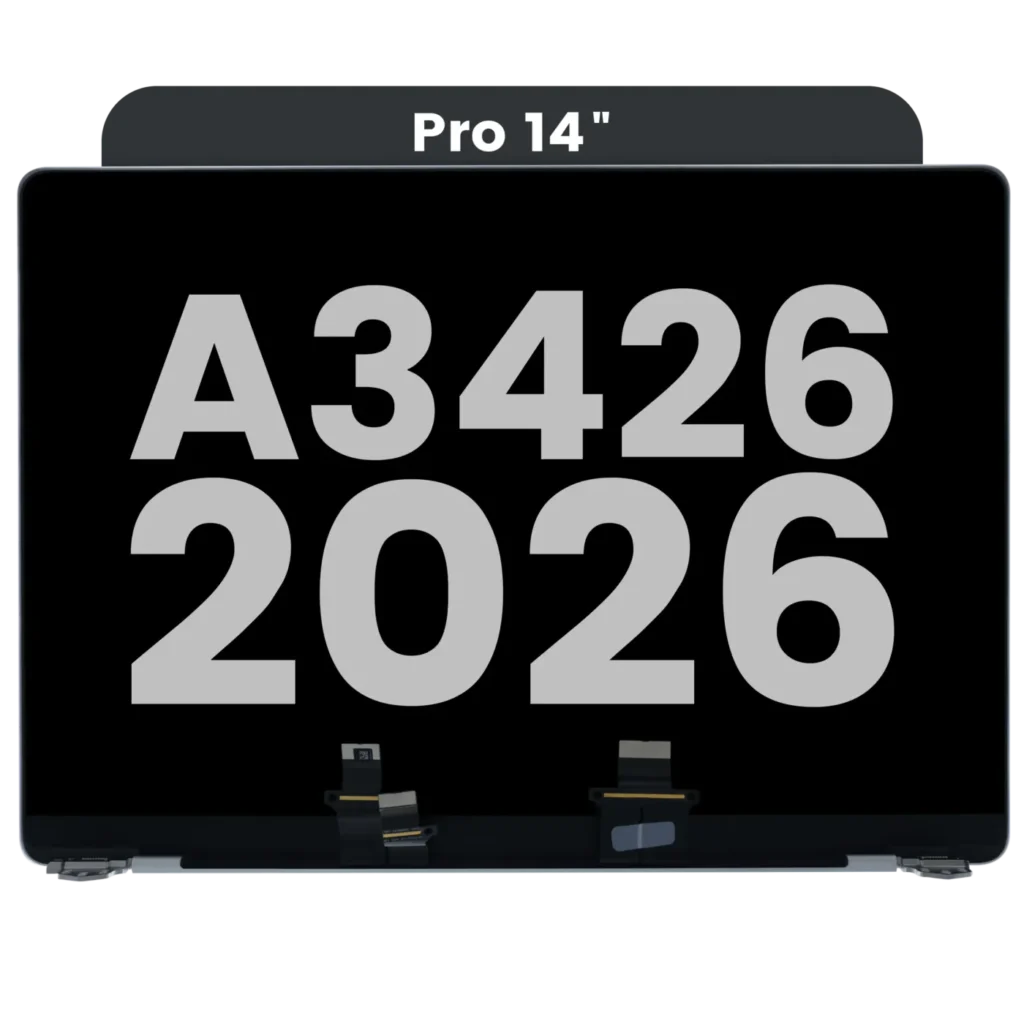 Complete LCD Display Assembly For MacBook Pro 14" A3426 (2026) (Used OEM Pull: Grade A) (Space Black)