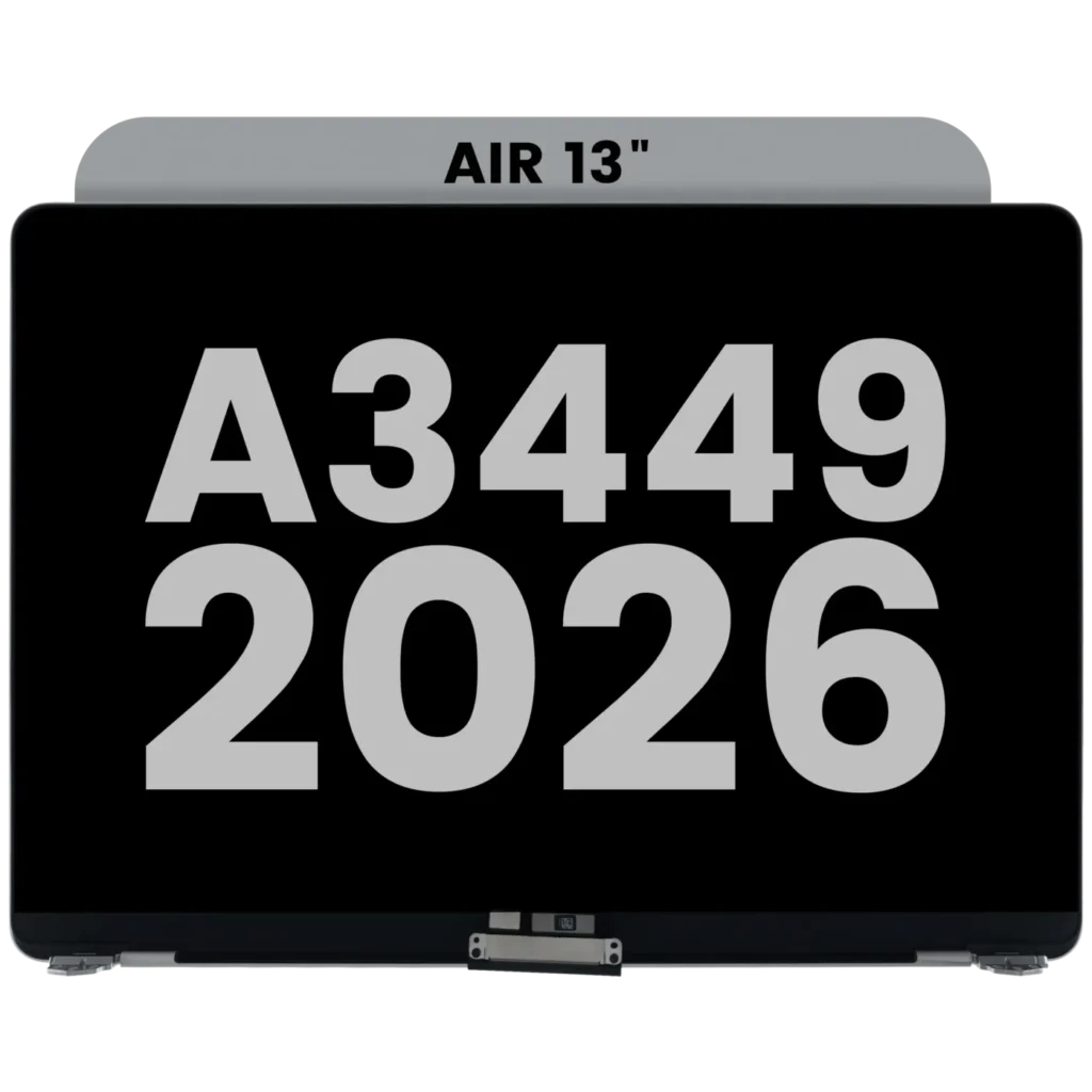 Complete LCD Display Assembly For MacBook Air 13" A3449 (2026) (Used OEM Pull: Grade A) (Starlight)