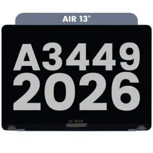 Complete LCD Display Assembly For MacBook Air 13" A3449 (2026) (Used OEM Pull: Grade A) (Sky Blue)