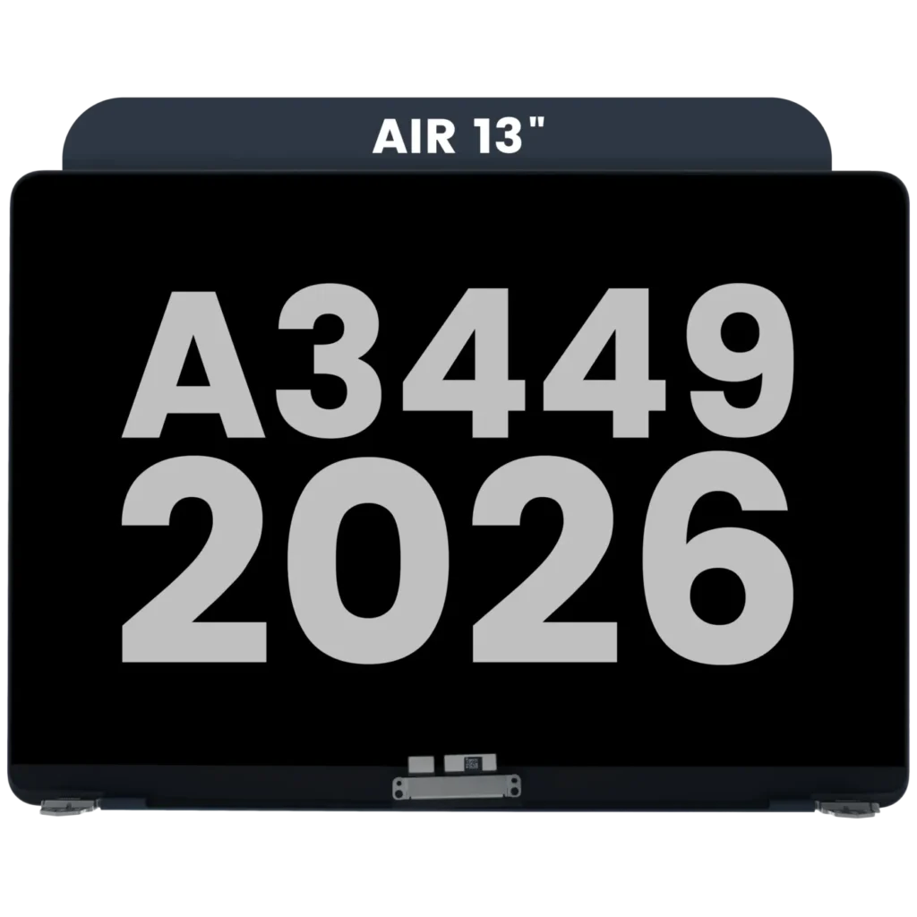 Complete LCD Display Assembly For MacBook Air 13" A3449 (2026) (Used OEM Pull: Grade A) (Midnight)
